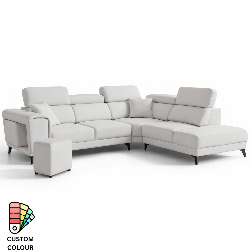 Helena 5 Seater Corner Sofa with extra Stools | 108-32