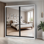 Bryan 8/6/5x8ft Wardrobe - Full Mirror Door | B 131-05