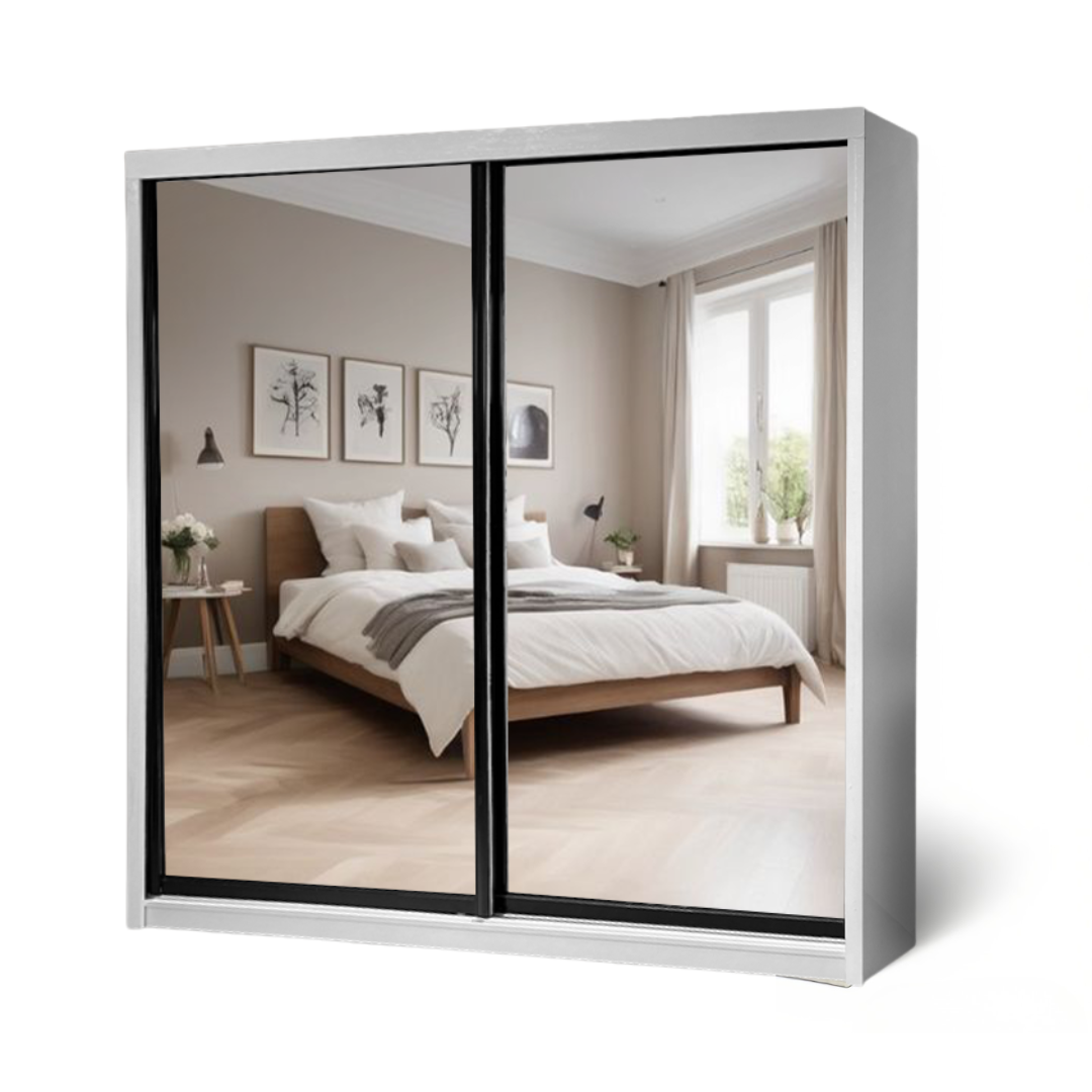 Bryan 8/6/5x8ft Wardrobe - Full Mirror Door | B 131-05