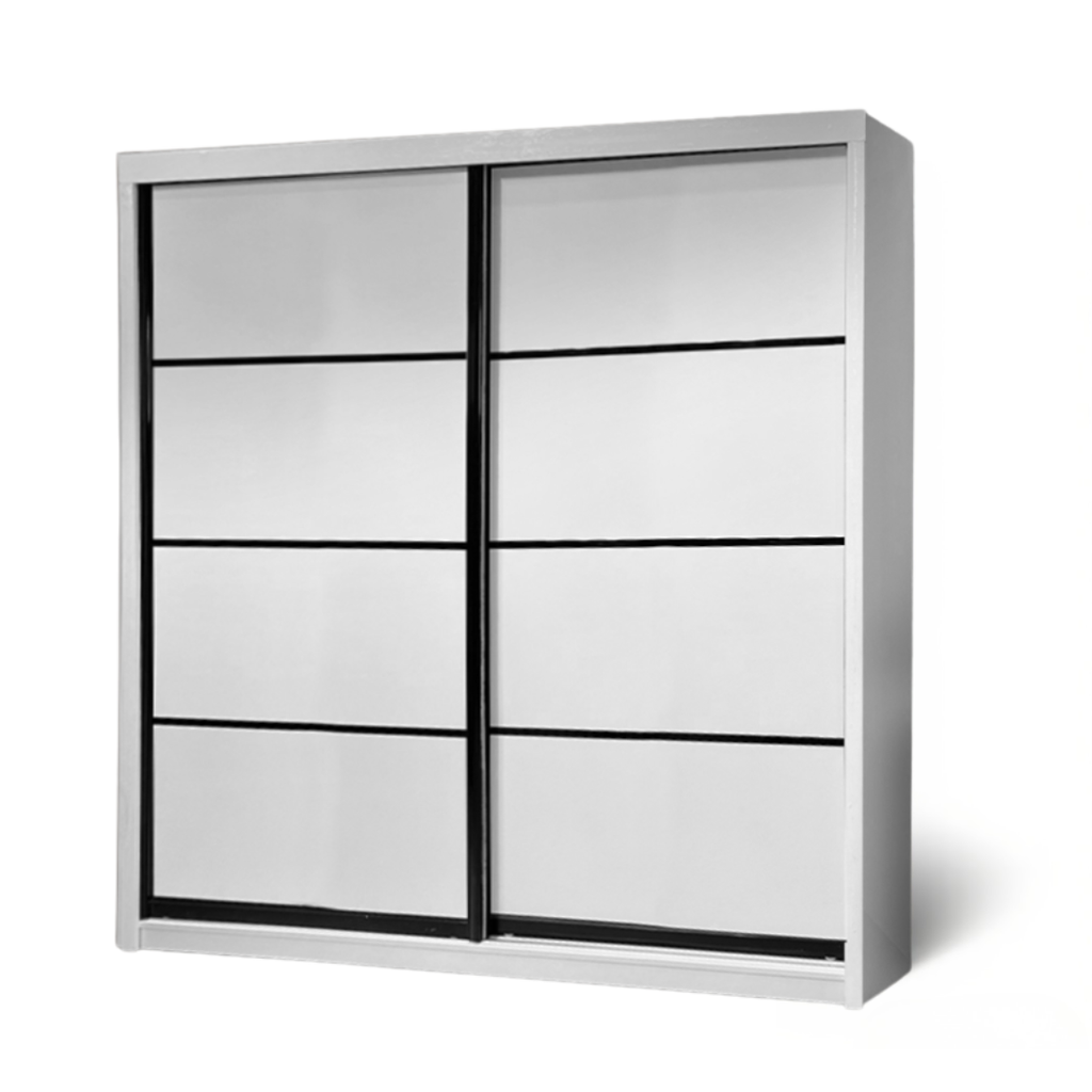 Bryan 8/6/5x8ft Wardrobe - Wooden Door | B 131-07