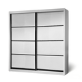 Bryan 8/6/5x8ft Wardrobe - Wooden Door | B 131-07