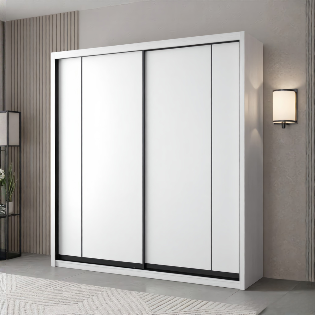 Conrad 8/6/5x8ft Wardrobe - Plain Door | B 131-17