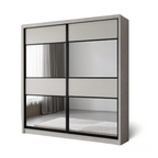 Damiya 8/6x8ft Anti Jump Sliding Doors Wardrobe | 131-31