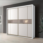 Bennett 8/6/5x8ft Wardrobe - Mid Mirror | B22-90 / 140-17