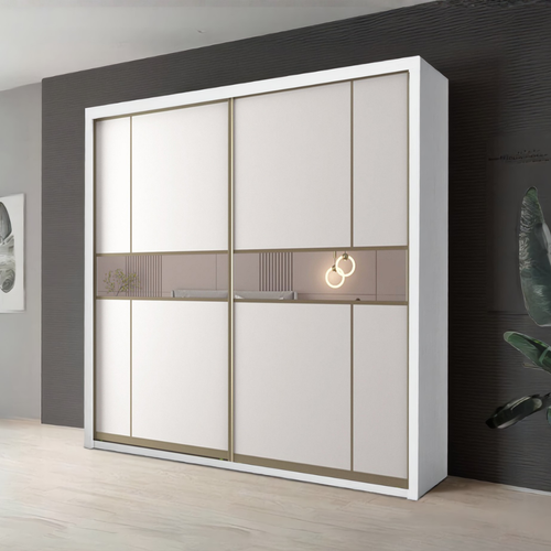 Bennett 8/6/5x8ft Wardrobe - Mid Mirror | B22-90 / 140-17