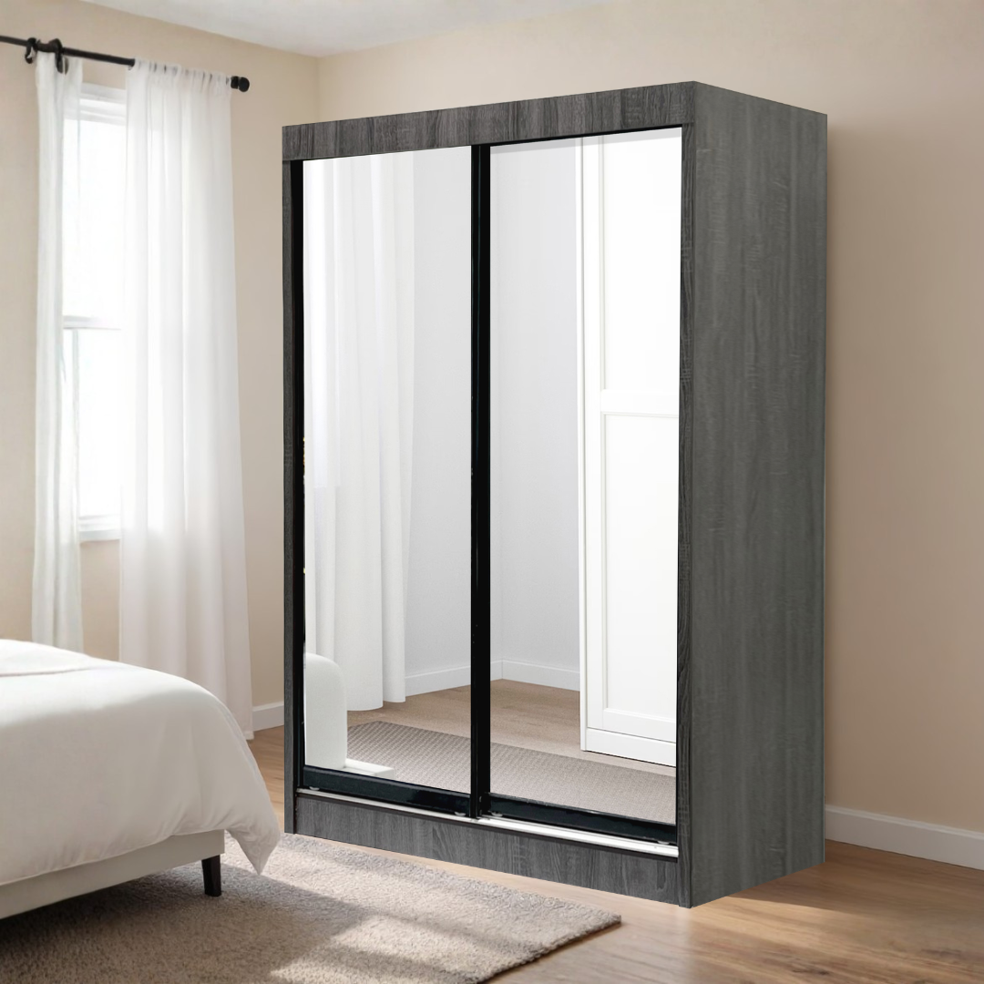 Nolan 4x6ft Full Mirror Wardrobe | 140-06