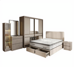 Henry Bedroom Set of 5 - Hydraulic - 6/8x8ft | 129-21 + 22-69