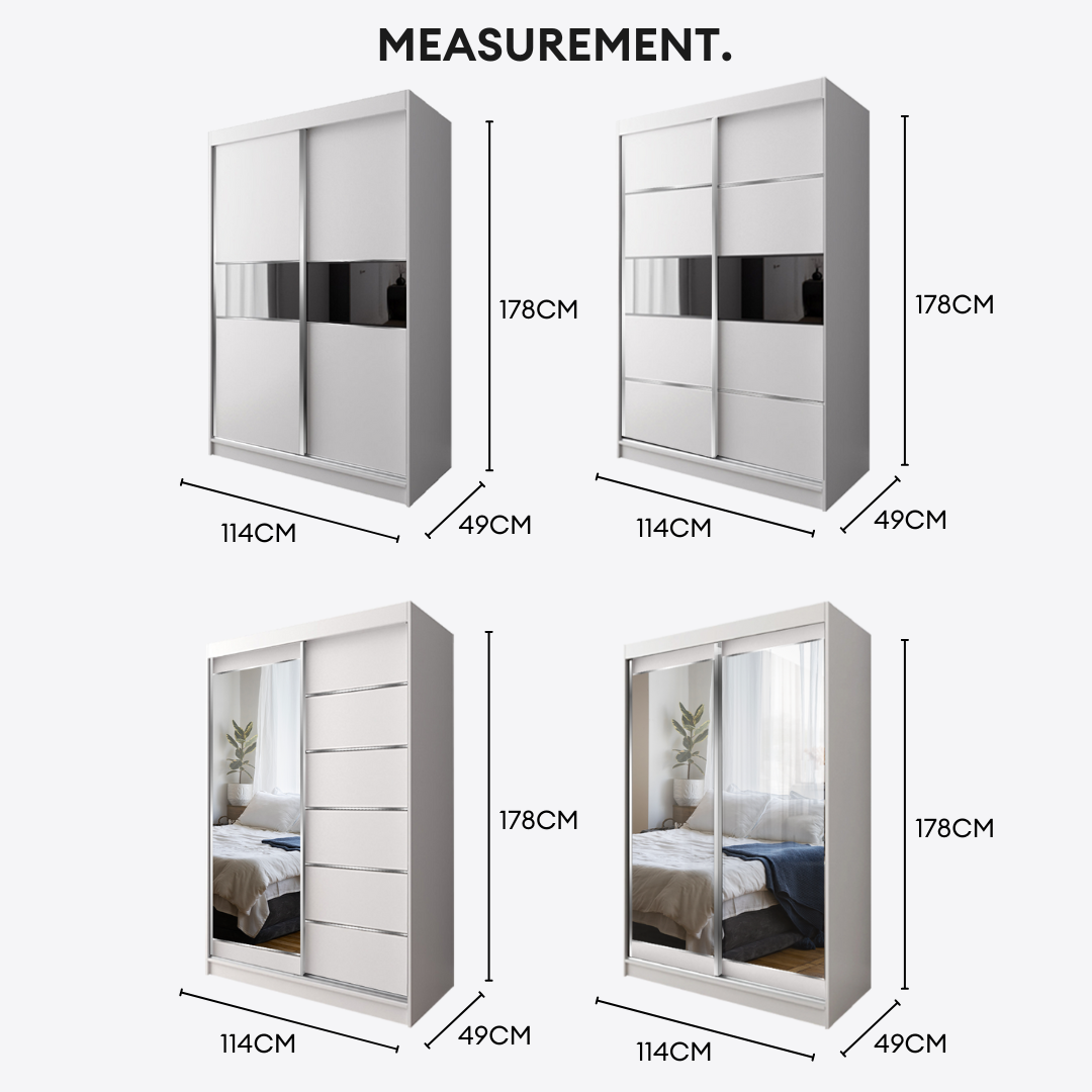 Nola 4x6ft Sliding Wardrobe