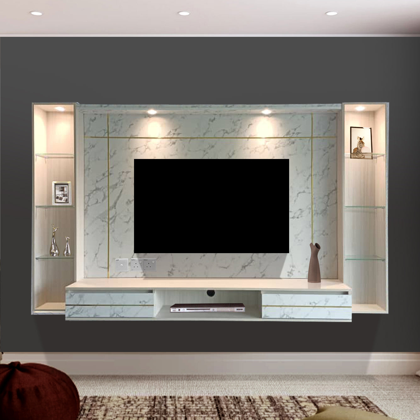 Zonk 8ft TV Cabinet