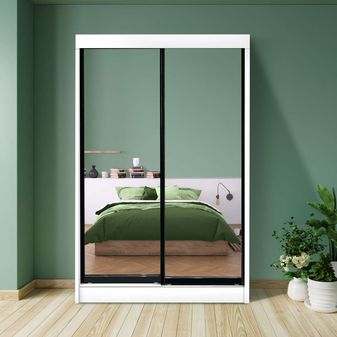 Nowra Full Mirror Wardrobe 4x6ft