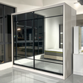 Mason 6/8x8ft Full Mirror Wardrobe | 131-20