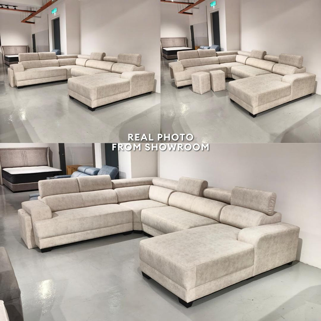 Sofi Arovale 6 Seater C-Shape Sofa | 108-36