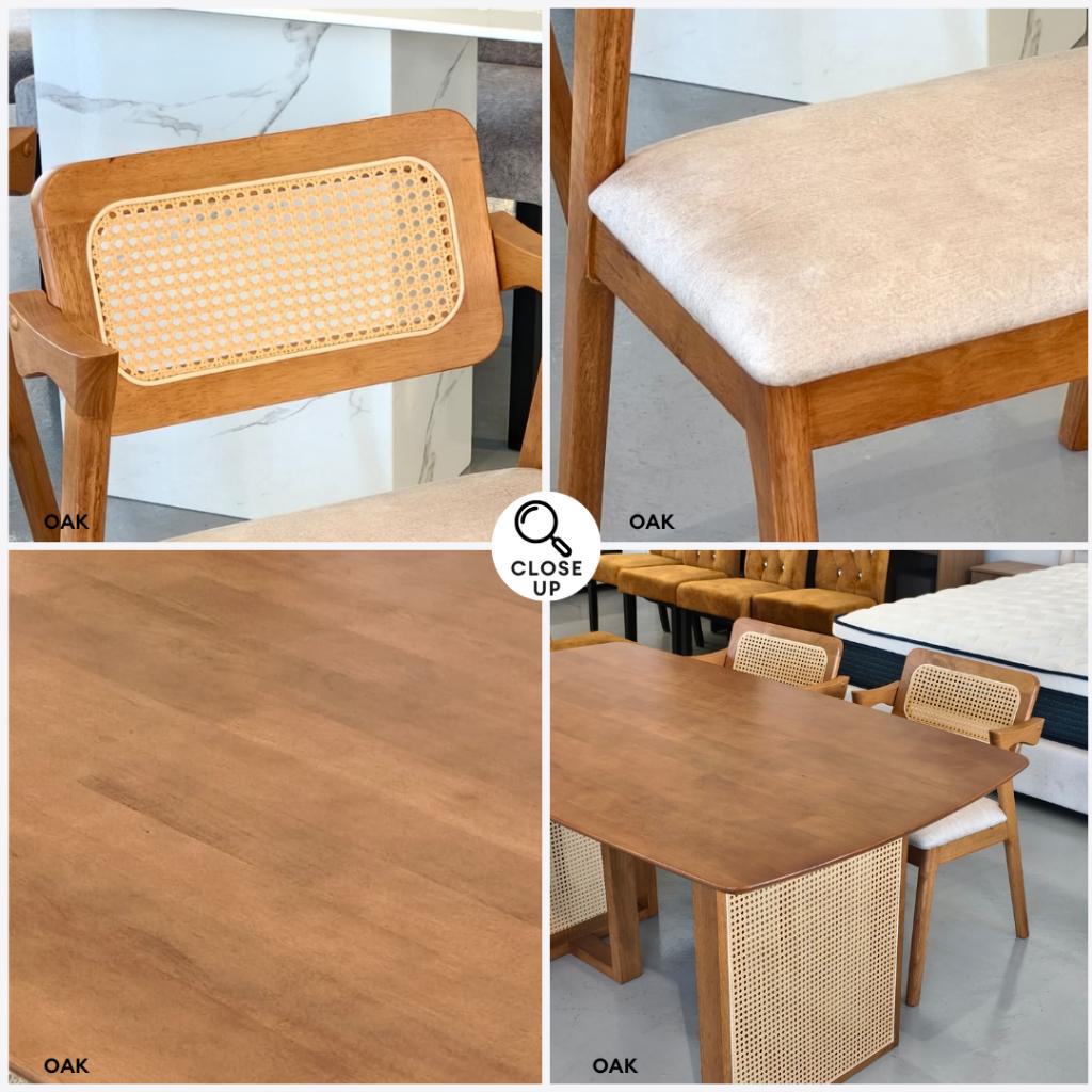 Izzy 4/6s Rattan Dining Set | 126-12
