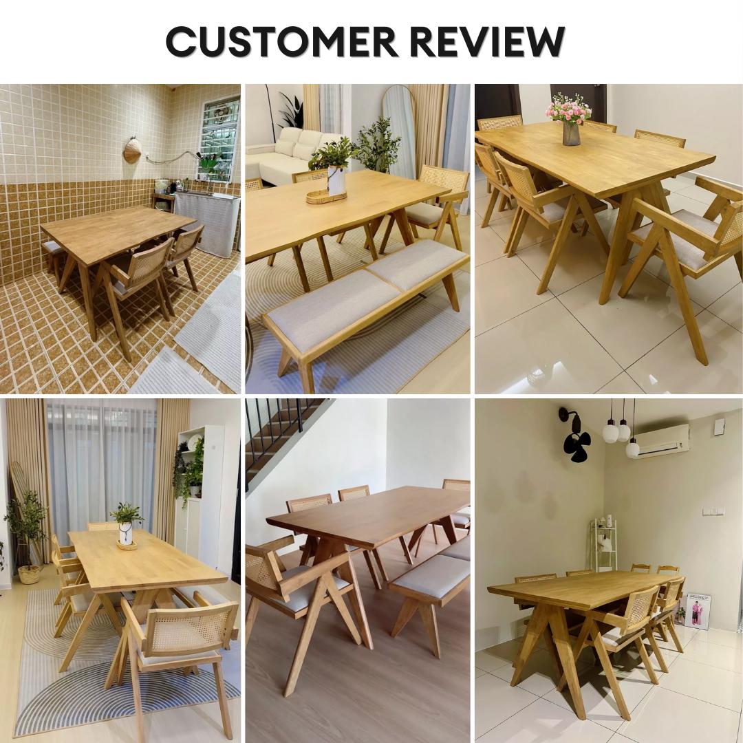Crafts 4/6/8s Wooden Dining Set | 156-45