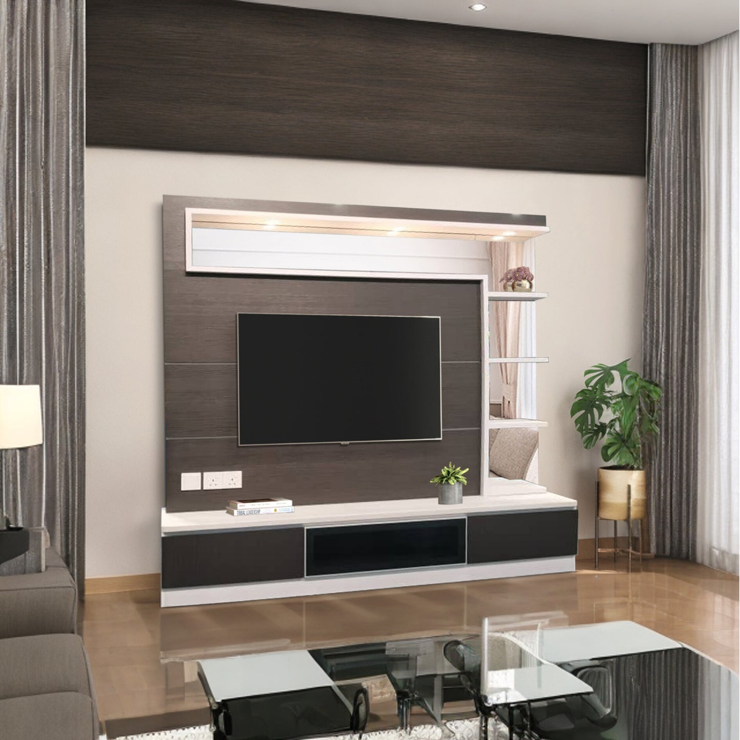 Moka 6.5ft TV cabinet