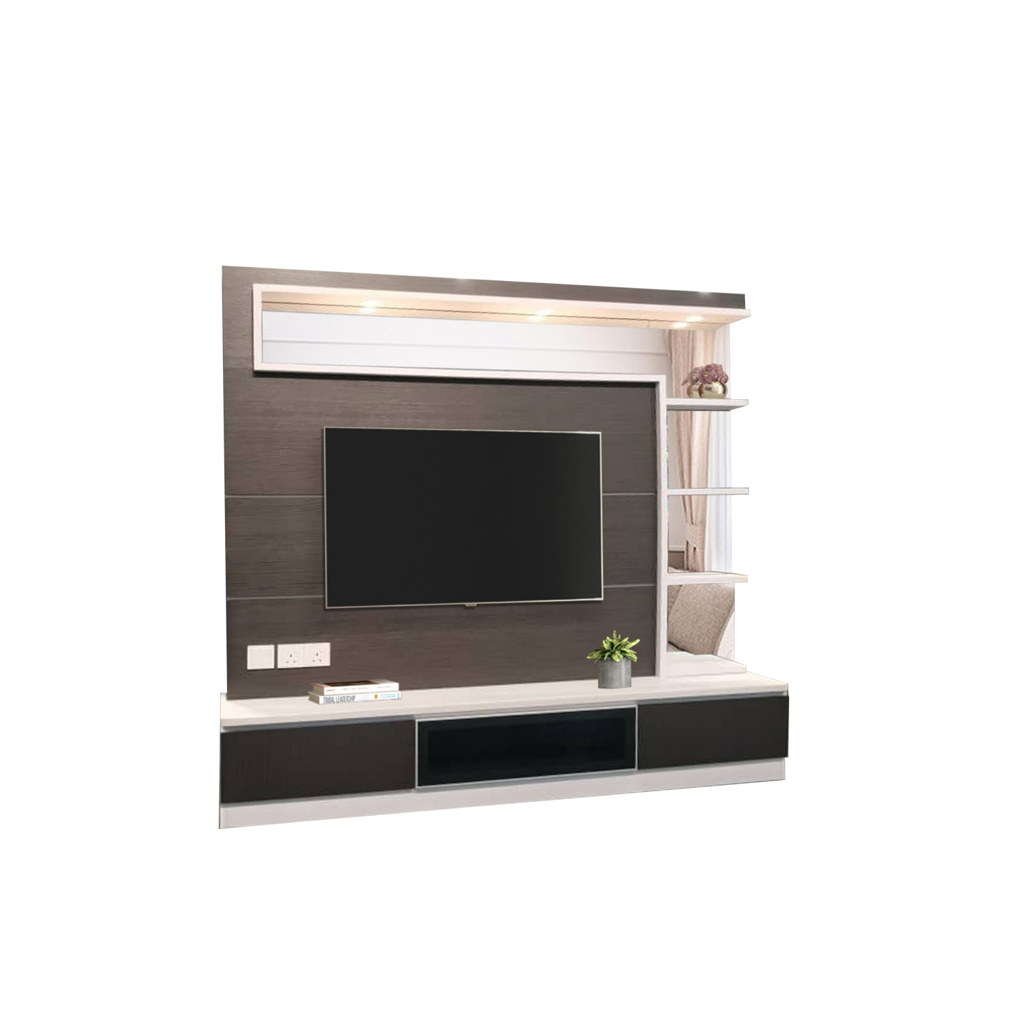 Moka 6.5ft TV cabinet