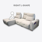 Astral Pushback L-Shape Sofa | 108-41