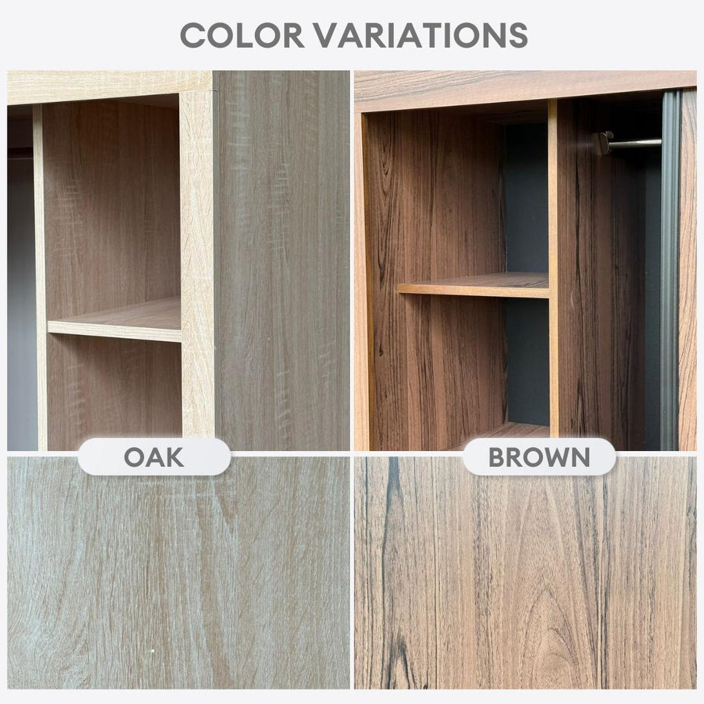 Omnix 4x6ft Half Mirror in Oak | 150-32
