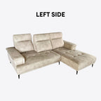 Cassian Pushback L-Shape Sofa | 151-10 / 151-20