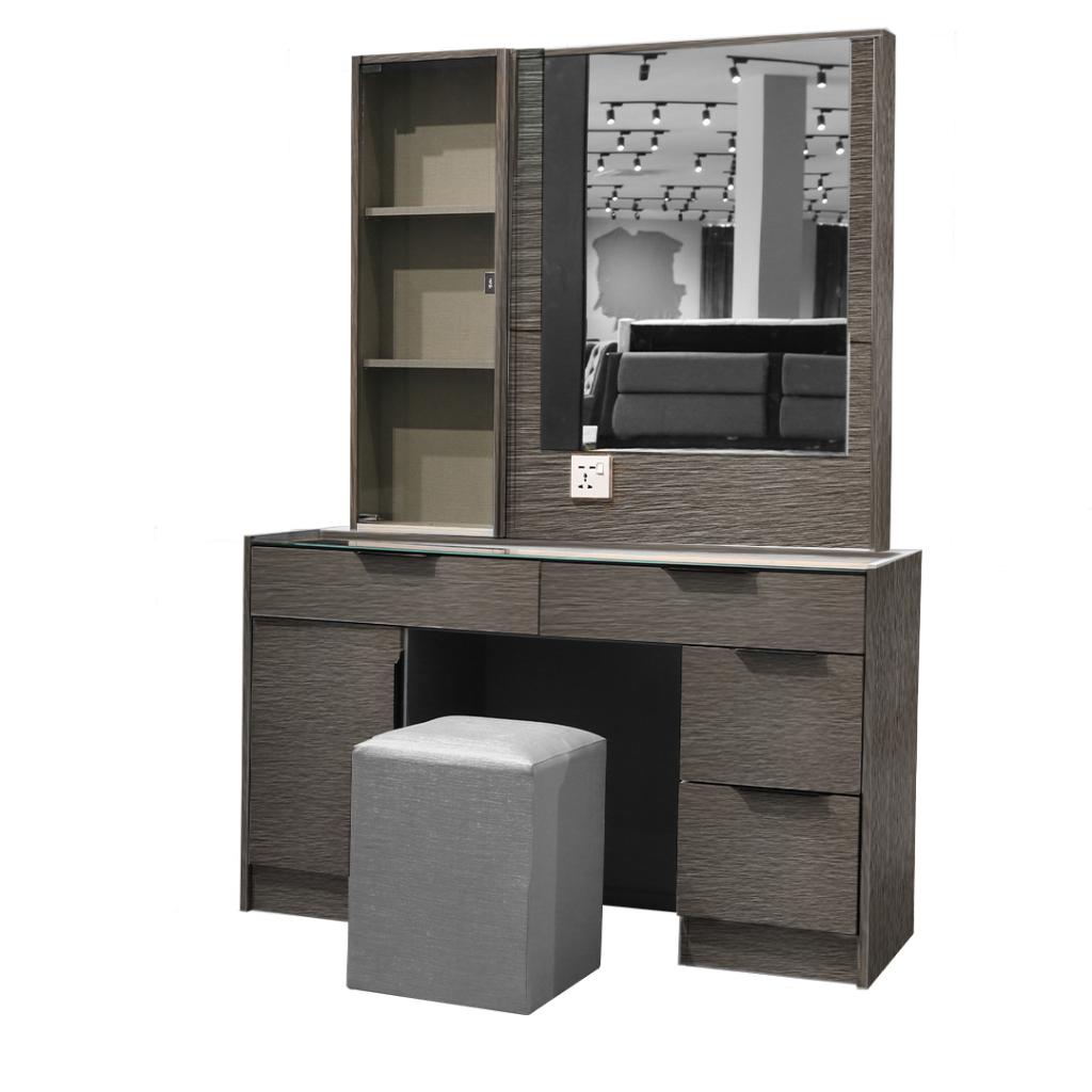Miya Bedroom Set of 5 - 6/8x8ft | 140-09 + 142-22