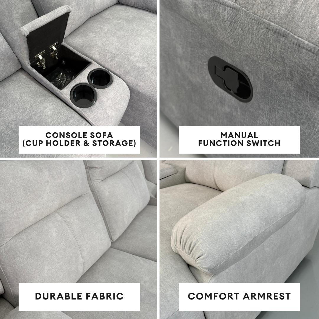 Haedy 3/4 Seaters L-Shape Sofa | 149-20 / 149-17