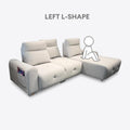 Alessia Pushback L-Shape Sofa | 108-41