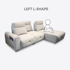 Astral Pushback L-Shape Sofa | 108-41