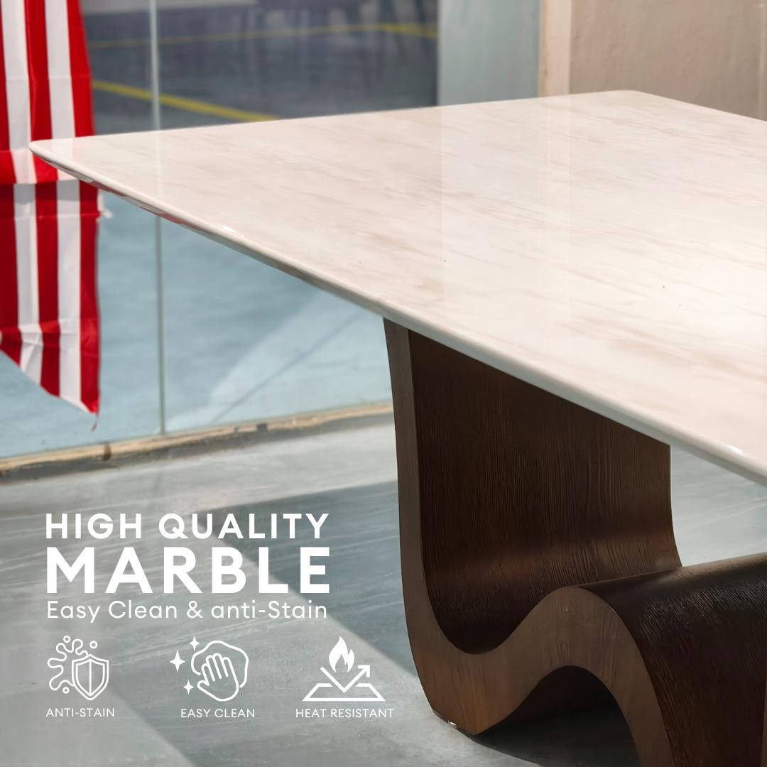 Bellagio 6/8s Marble Dining Set | 126-13