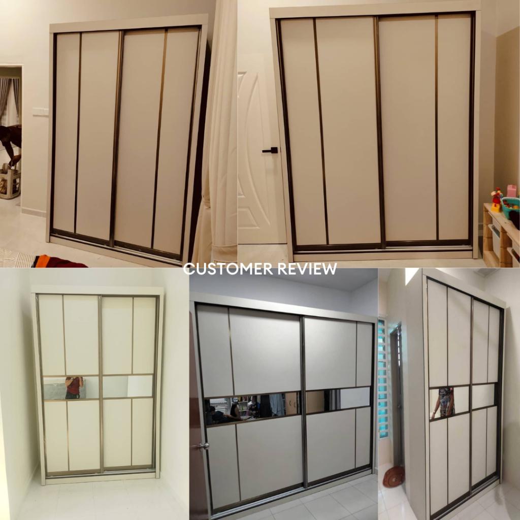 Bennett 8/6/5x8ft Wardrobe - Plain | B22-91 / 140-18