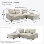 Dawson Pushback L-Shape Sofa | 149-12 / 149-13