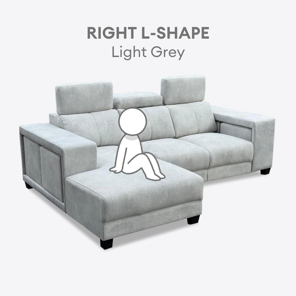 Herman 3 Seater L-Shape with extra Stools | 149-25