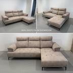 Cassian Pushback L-Shape Sofa | 151-10 / 151-20