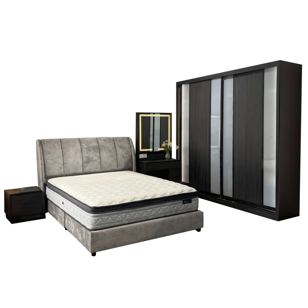 Emmer Bedroom Set of 5 - 6/8x8ft | 142-20 +138-12