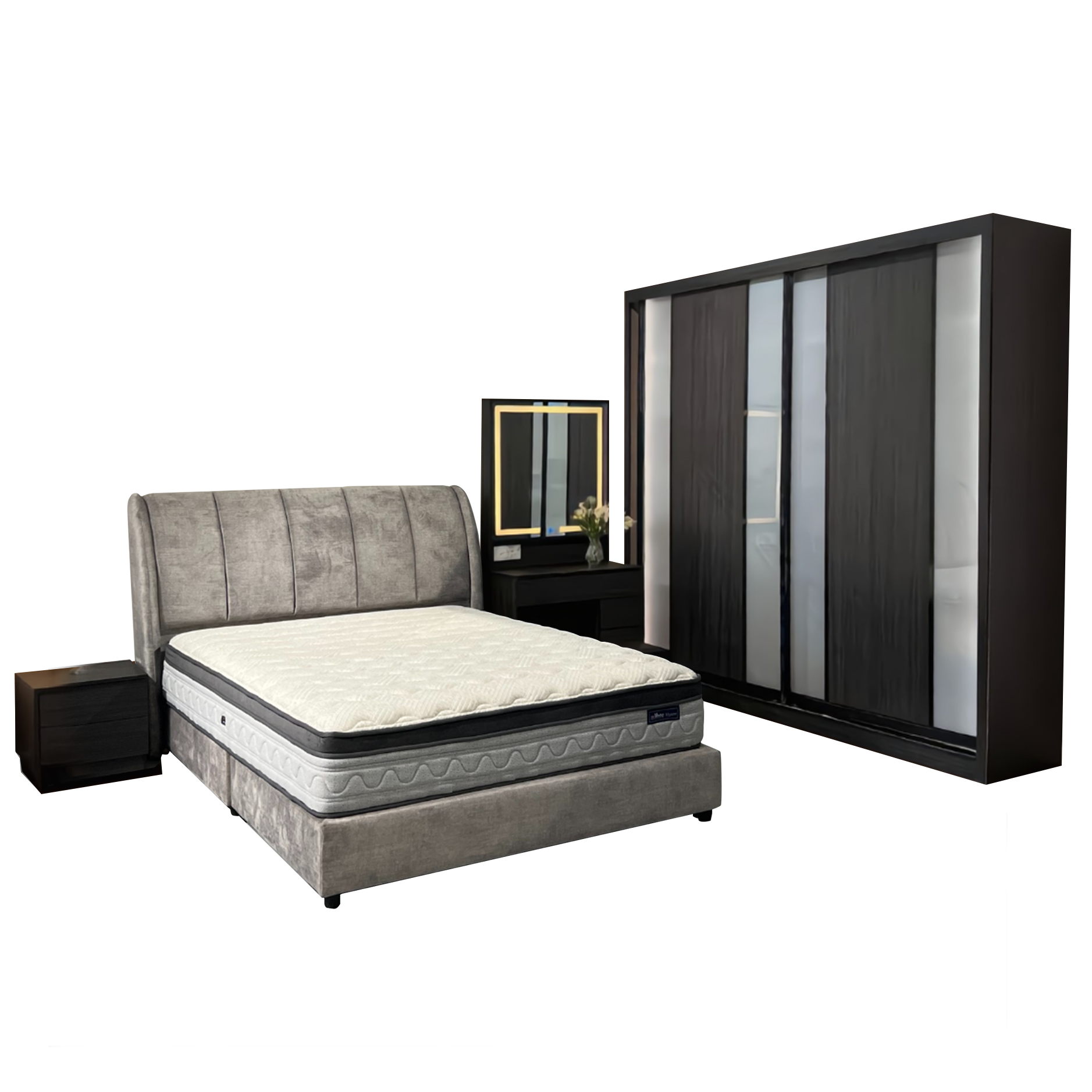 Emmer Bedroom Set of 5 - 6/8x8ft | 142-20 +138-12