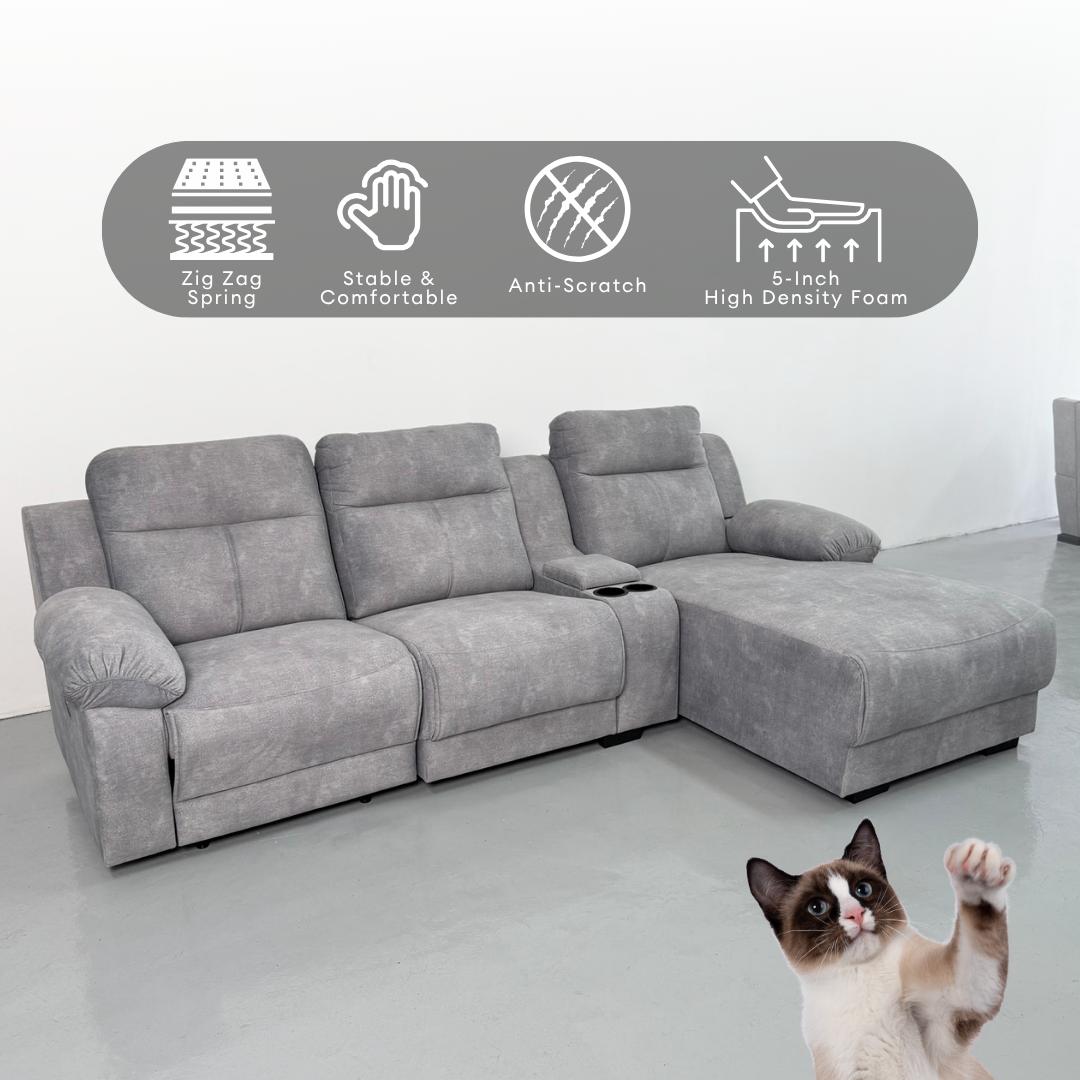 Haedy 3/4 Seaters L-Shape Sofa | 149-20 / 149-17