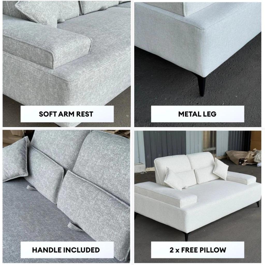 Dawson Pushback L-Shape Sofa | 149-12 / 149-13