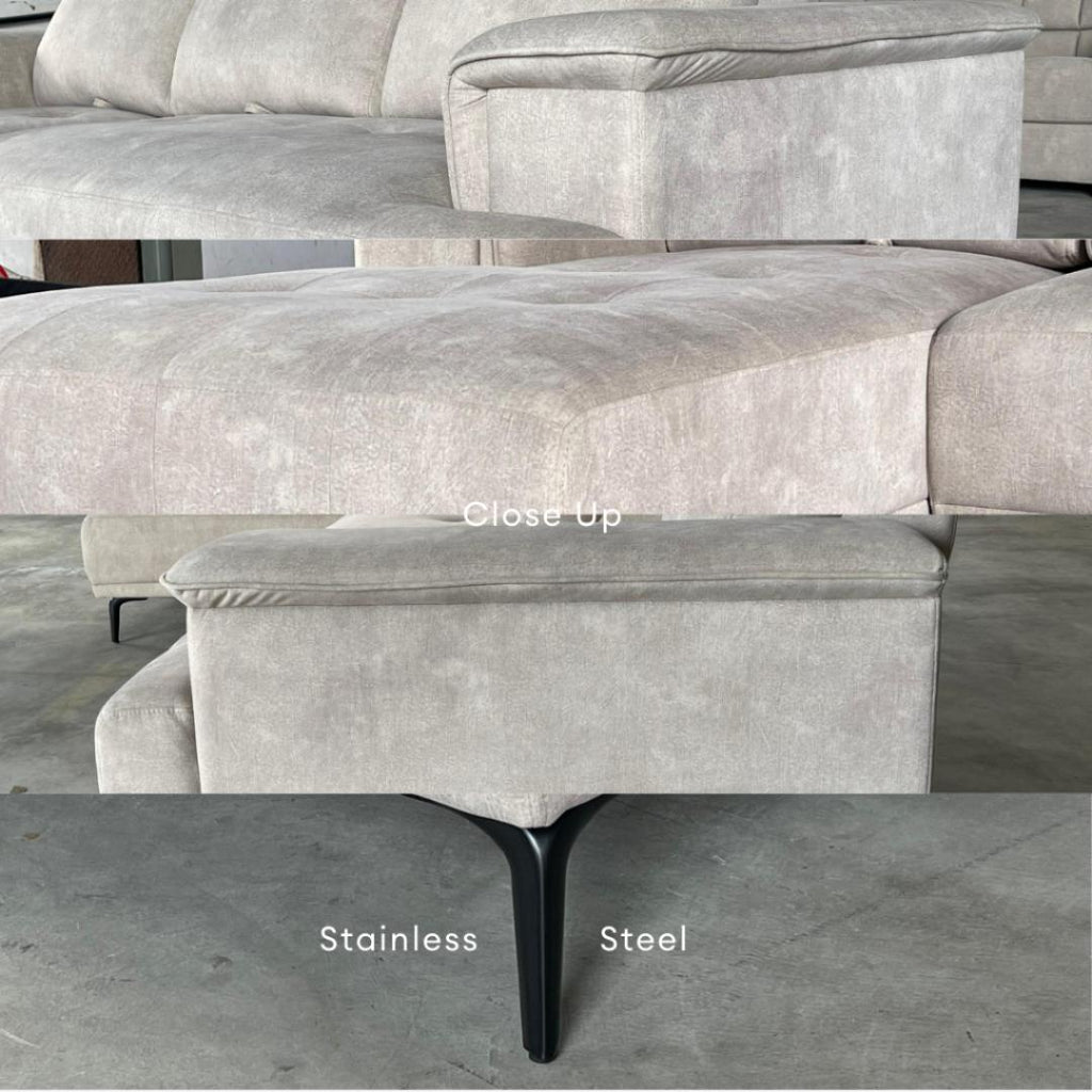 Cassian Pushback L-Shape Sofa | 151-10 / 151-20
