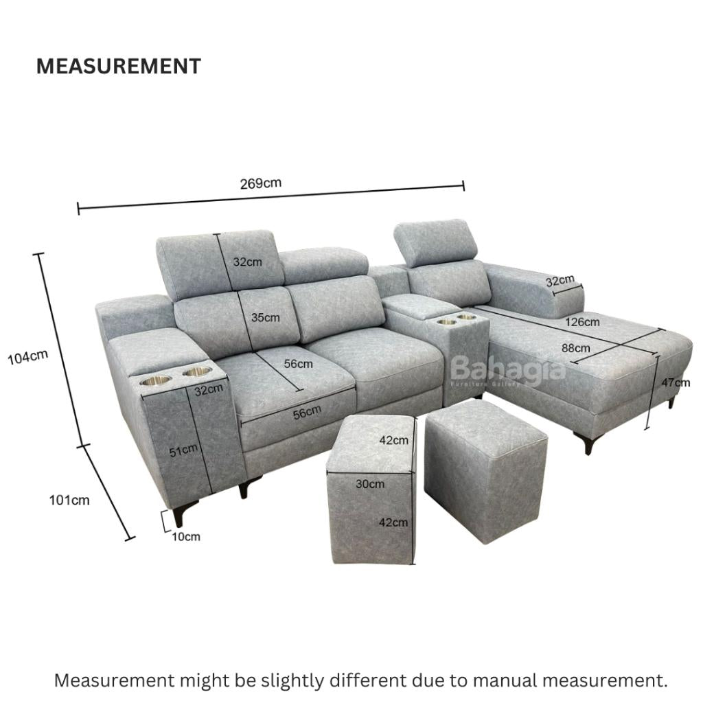 Fonley 3 Seater L-Shaped | 108-26