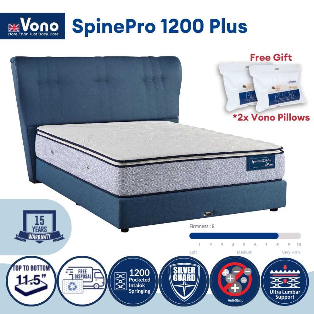 Vono SpinePro 1200 Plus Mattress (Tilam Vono)