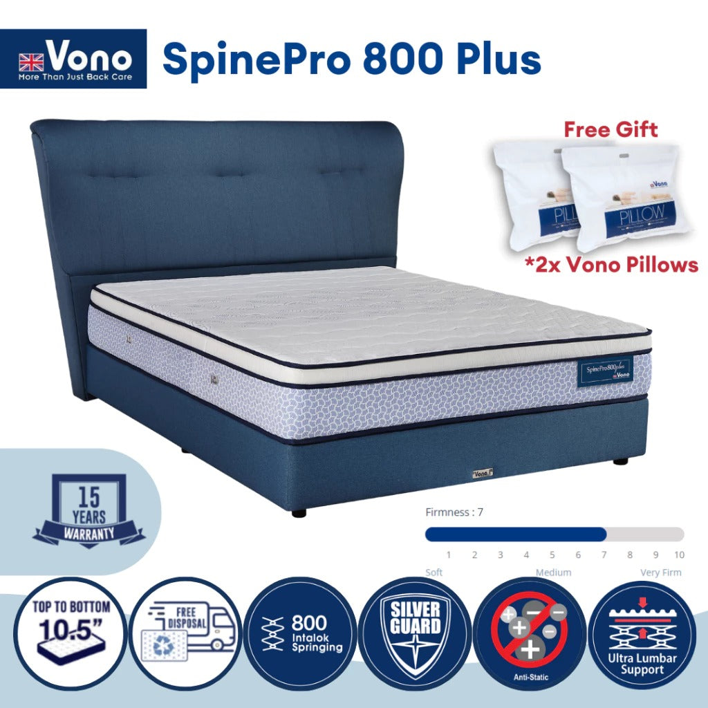 Vono SpinePro 800 Plus Mattress (Tilam Vono)