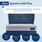 Vono SpinePro 800 Plus Mattress (Tilam Vono)