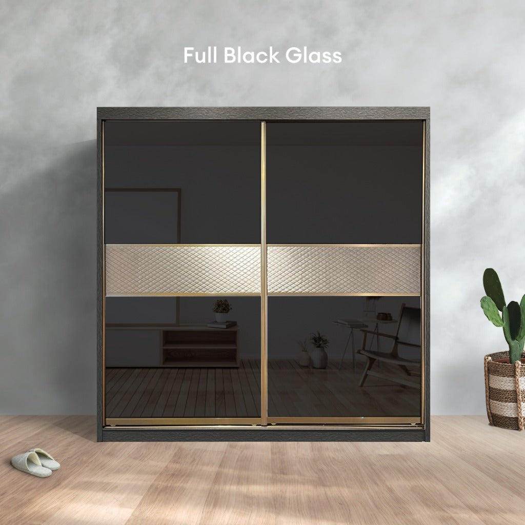Miya 8/6/5x8ft Anti-Jump Sliding Doors Wardrobe | 140-09