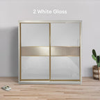 Miya 8/6/5x8ft Anti-Jump Sliding Doors Wardrobe | 140-09