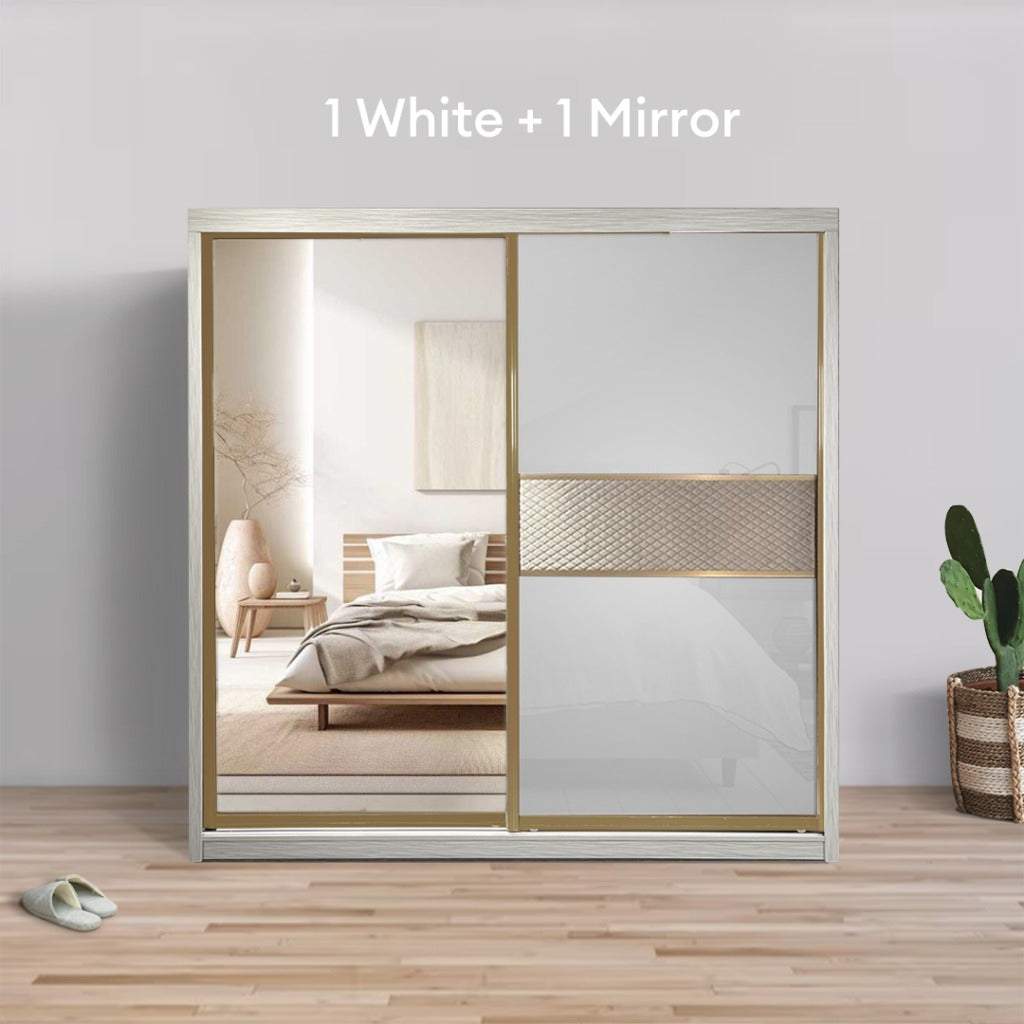 Miya 8/6/5x8ft Anti-Jump Sliding Doors Wardrobe | 140-09
