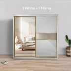 Miya 8/6/5x8ft Anti-Jump Sliding Doors Wardrobe | 140-09