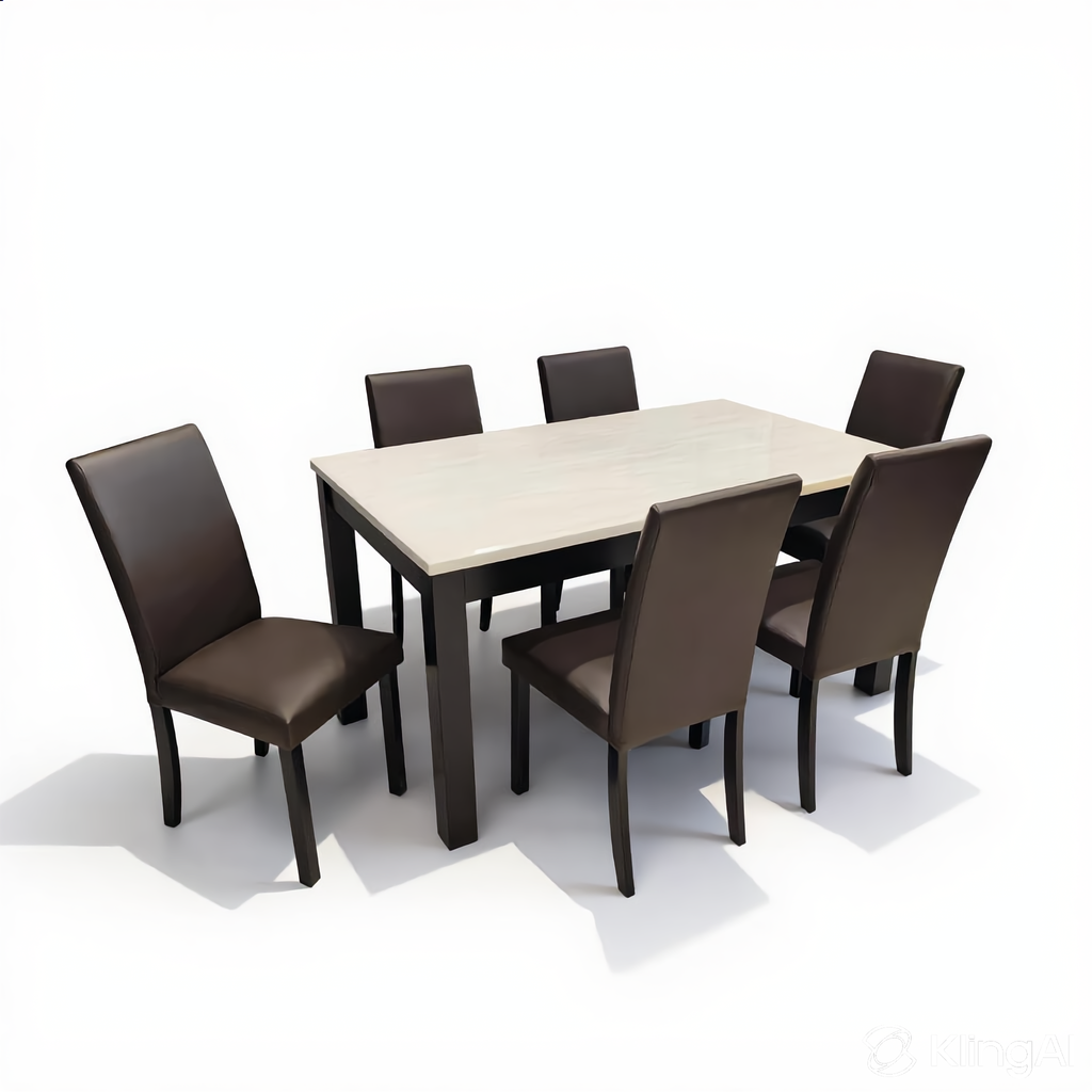 Ellora 6s Dining Set | B18-09