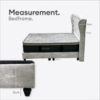 Bridgert Chesterfield King/Queen Bedframe | 142-08