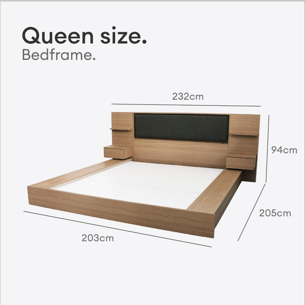 Tatami Bedframe with LED