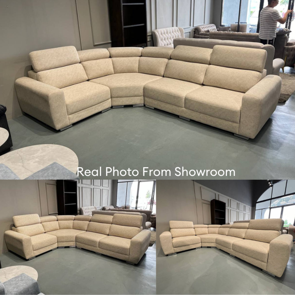Harper 5 Seater C-Shape Sofa | 108-45