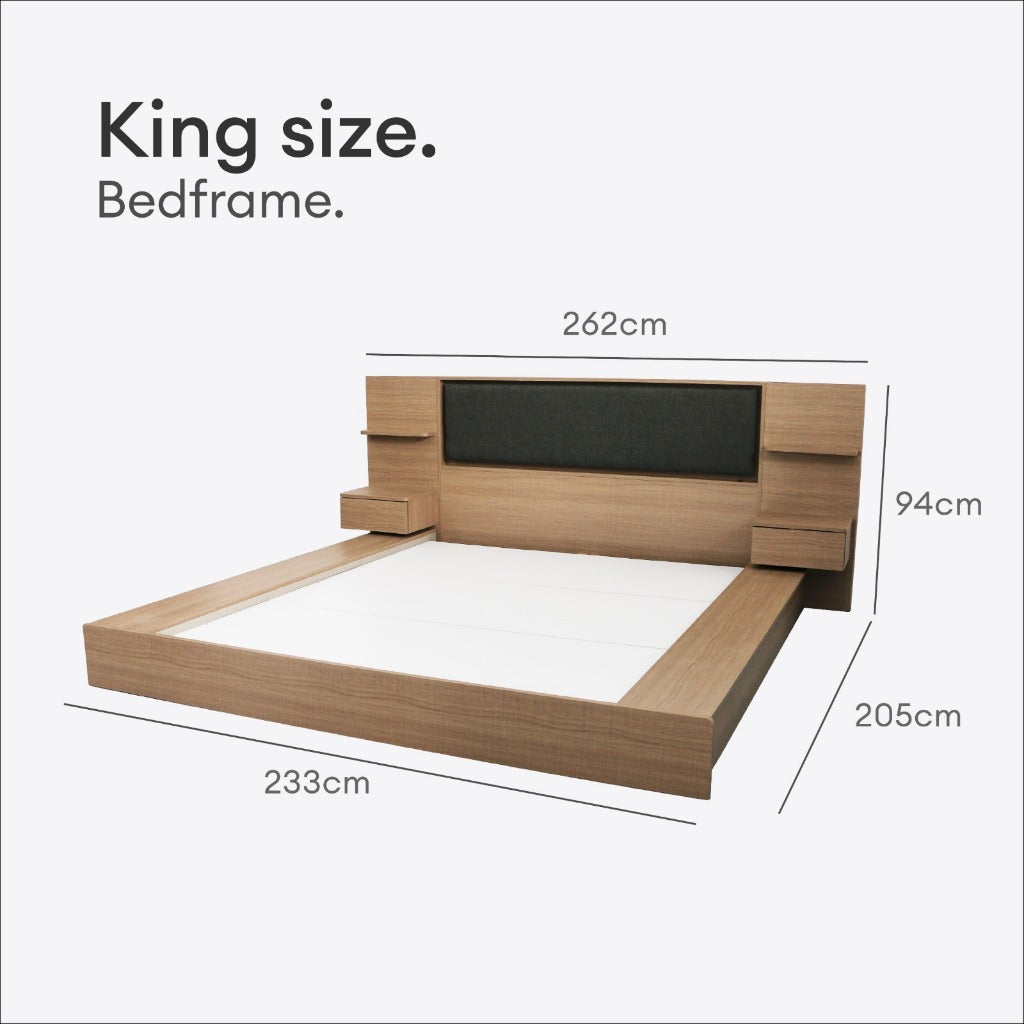 Tatami Bedframe with LED